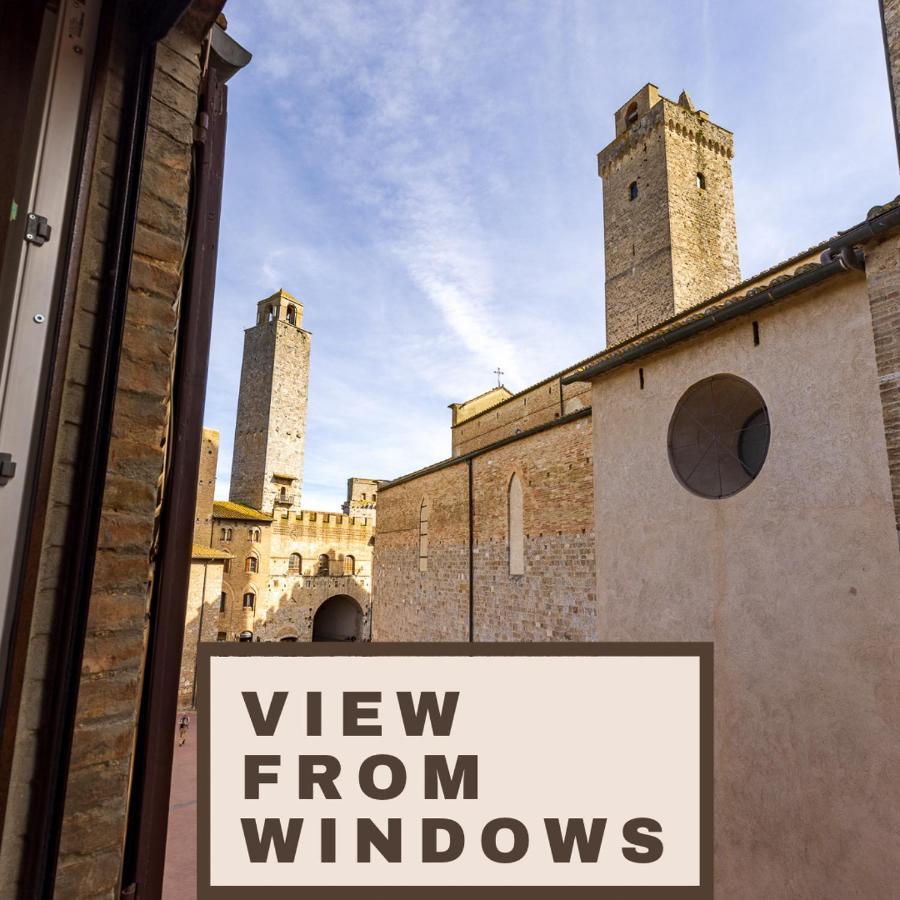Appartamenti Panoramici Piazza delle Erbe San Gimignano Esterno foto